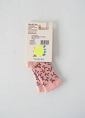 Chaussettes rose MOULIN ROTY pour fille seconde vue