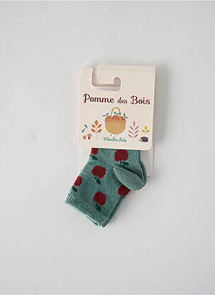 Chaussettes vert MOULIN ROTY pour fille