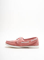 Chaussures bâteau rose SANTAFE pour femme seconde vue