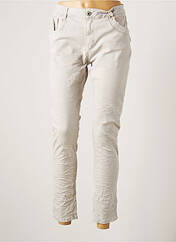 Jeans coupe slim gris KAROSTAR pour femme seconde vue