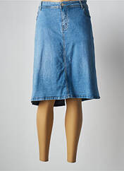 Jupe mi-longue bleu VOGGO pour femme seconde vue