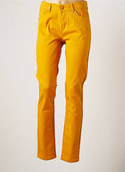 Pantalon slim jaune S.QUISE pour femme seconde vue