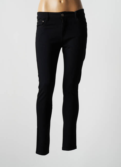 Pantalon slim noir KAROSTAR pour femme