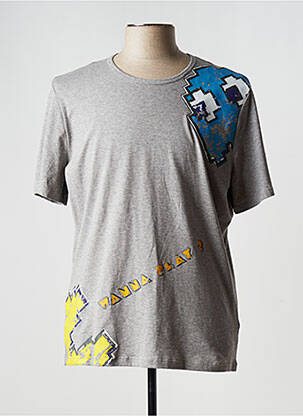 T-shirt gris SLOGGI pour homme
