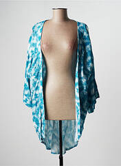 Veste kimono bleu ADMAS pour femme seconde vue