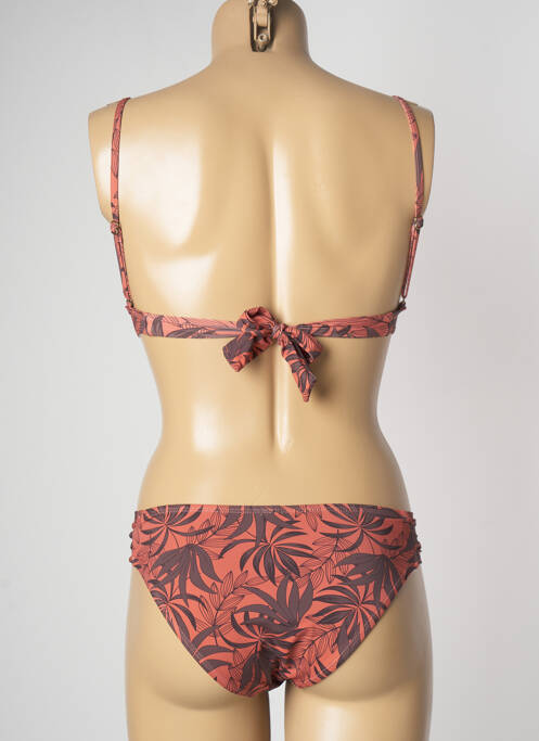 Maillot de bain 2 pièces marron ADMAS pour femme