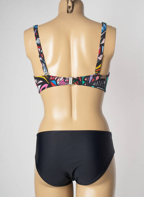 Maillot de bain 2 pièces noir CALAO pour femme