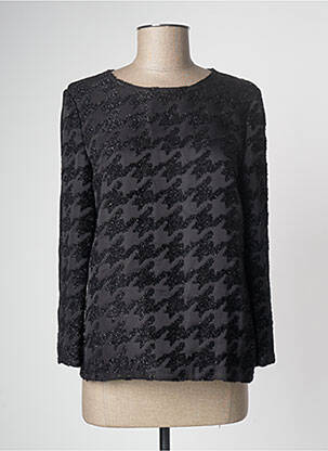 Top tissage crêpe manches 3/4 noir ESSENTIEL ANTWERP femme