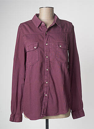Chemisier coupe cintrée manches longues violet BA&SH femme