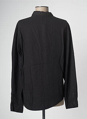 Chemisier coupe droite manches longues noir FIVE femme