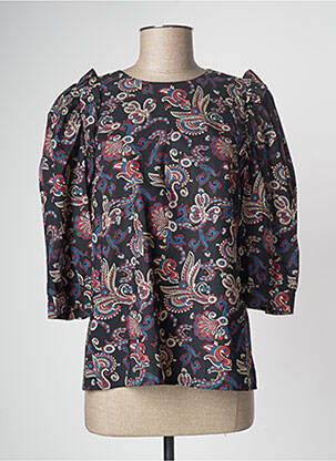 Top manches 3/4 noir BA&SH femme