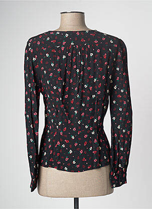 Chemisier coupe cintrée manches longues noir BA&SH femme