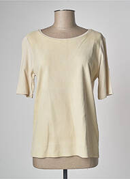 Top manches courtes manches courtes vert MAJESTIC FILATURES femme