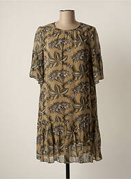 Robe mi-longue coupe fluide manches courtes vert VANESSA BRUNO femme