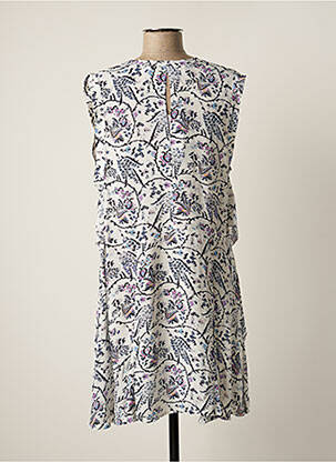 Robe courte sans manche sans manche blanc IRO femme