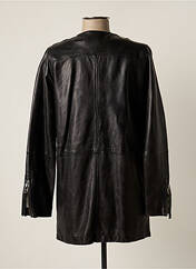 Veste en cuir noir HARTFORD pour femme seconde vue