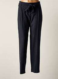 Pantalon droit stretch taille haute bleu HARTFORD femme