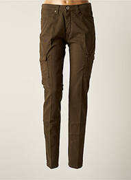 Pantalon cargo taille normale taille normale vert DENIM STUDIO femme