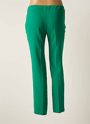 Pantalon droit tissage crêpe taille normale vert BA&SH femme