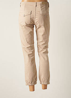 Pantalon 7/8 stretch taille normale beige DENIM STUDIO femme