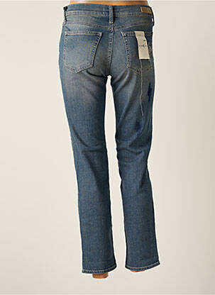 Jeans coupe droite effet usé délavé taille normale bleu FIVE femme
