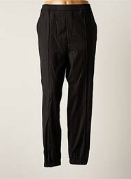 Pantalon droit stretch taille haute noir BA&SH femme