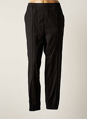 Pantalon droit stretch taille haute noir BA&SH femme