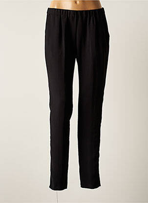 Pantalon slim taille élastique taille normale noir HARTFORD femme