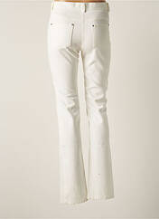 Pantalon droit blanc PABLO pour femme seconde vue