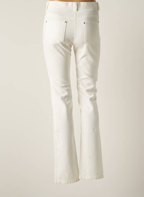 Pantalon droit blanc PABLO pour femme