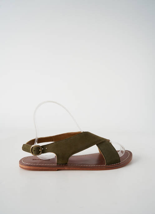 Sandales/Nu pieds vert HARTFORD pour femme