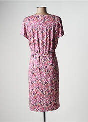 Robe mi-longue rose K-DESIGN pour femme seconde vue