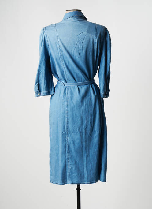Robe mi-longue bleu K-DESIGN pour femme