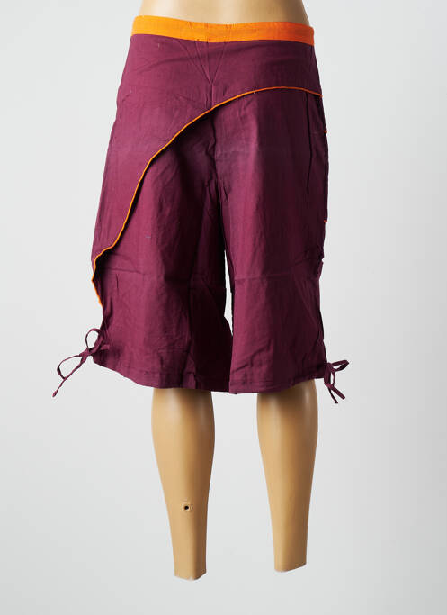 Bermuda orange DIPAWALI pour femme