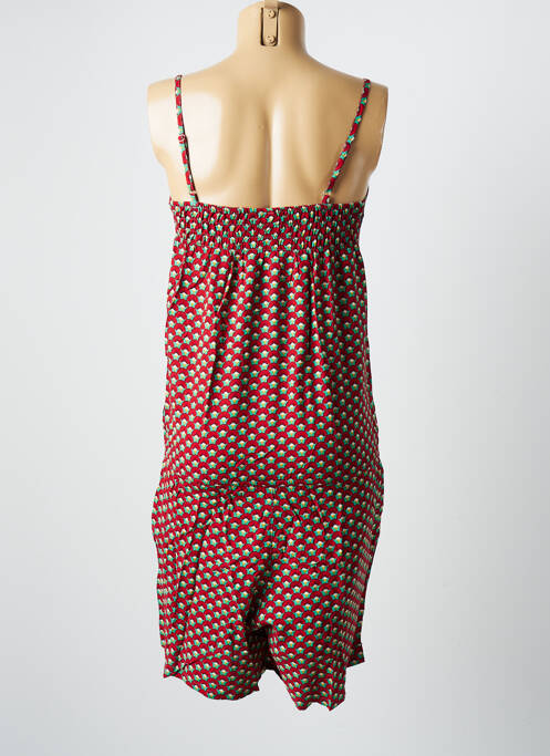 Combishort rouge DIPAWALI pour femme