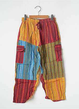Pantalon droit orange DIPAWALI pour enfant