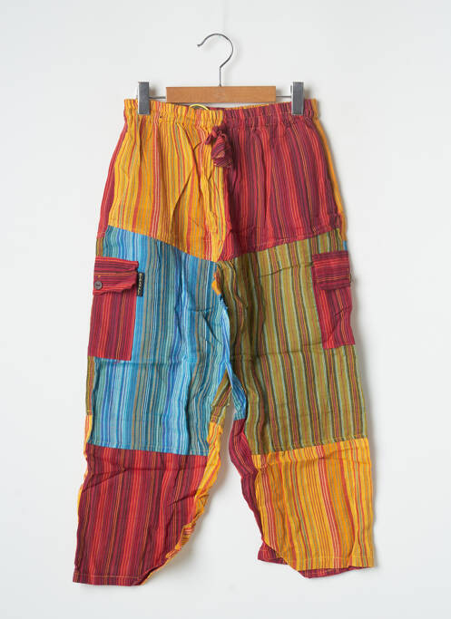 Pantalon droit orange DIPAWALI pour enfant
