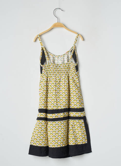 Robe mi-longue jaune DIPAWALI pour fille