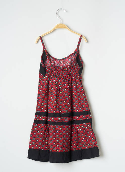 Robe mi-longue rouge DIPAWALI pour fille