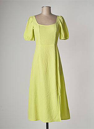 Robe longue manches courtes manches courtes vert TIFFOSI femme