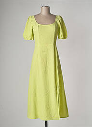 Robe longue manches courtes manches courtes vert TIFFOSI femme
