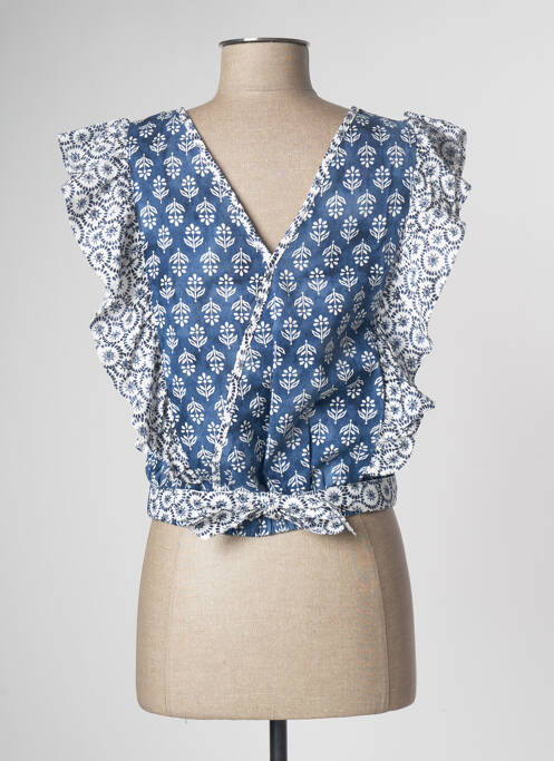 Blouse bleu MAYORAL pour fille