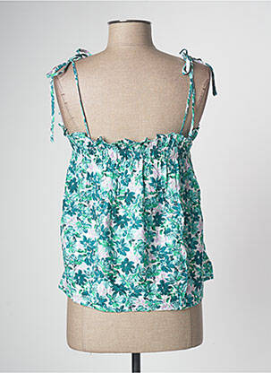 Top col carré sans manche vert TIFFOSI femme