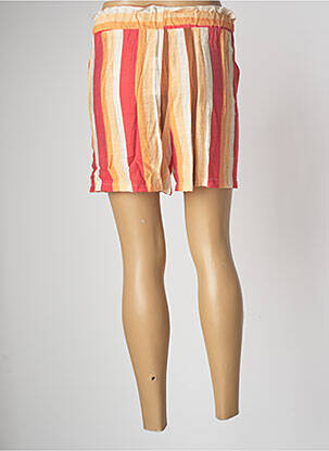 Bermuda taille élastique taille normale orange TIFFOSI femme