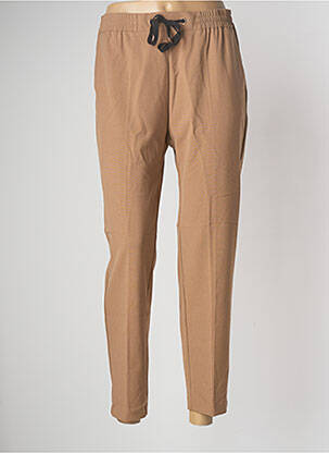 Pantalon 7/8 marron I.CODE (By IKKS) pour femme