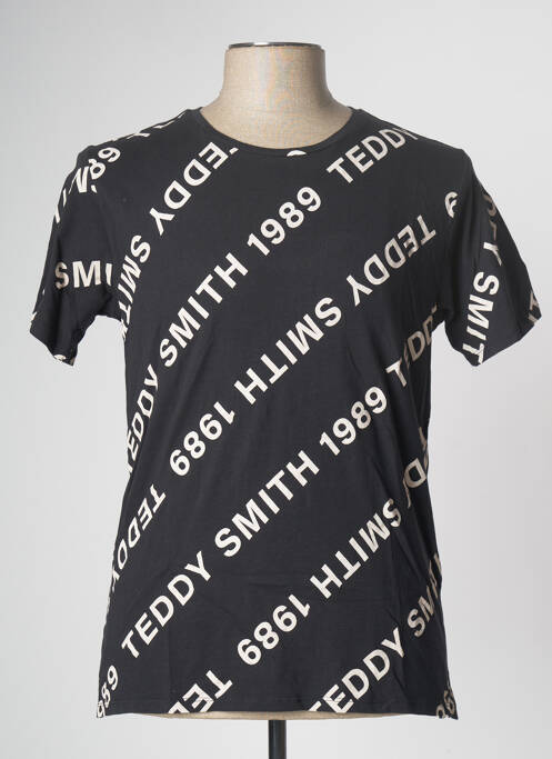 T-shirt noir TEDDY SMITH pour homme