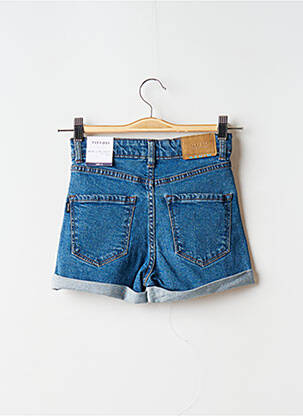 Short stretch taille ajustable bleu TIFFOSI fille