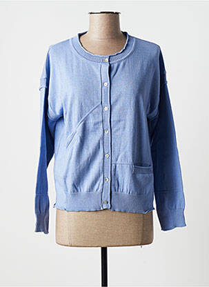 Gilet manches longues col rond violet LE PETIT BAIGNEUR femme