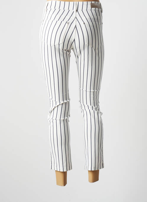 Pantalon 7/8 blanc SIGNE NATURE pour femme