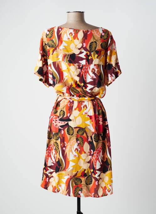 Robe mi-longue jaune LE PETIT BAIGNEUR pour femme